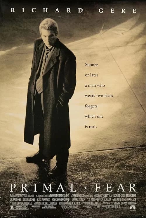 Primal Fear film posteri