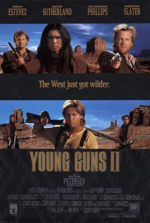 Young Guns II film posteri